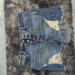 Good American Dark Wash Short Size 10